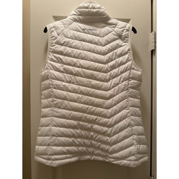 Columbia Women’s Powder Lite Vest White Size L St. Mary’s NWT - Picture 2 of 4